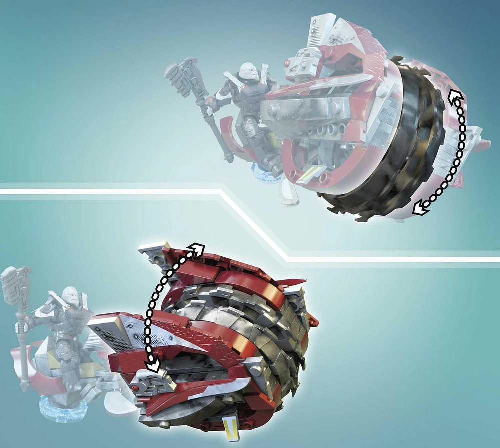 Mega Halo Infinite Coffret de construction Moto d’attaque - 202 Blocs