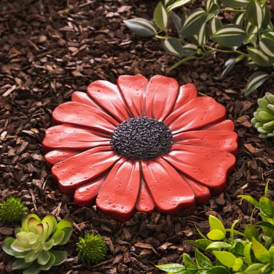 Orange  Flower Stepping Stone