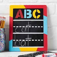 Surfaces en bois Plaid, 22 cm x 27 cm, cadre de tableau noir