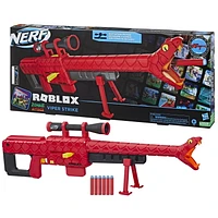Nerf Roblox Zombie Attack: Viper Strike Dart Blaster With Scope, Code to Redeem Exclusive Virtual Item, 6-Dart Clip, 6 Nerf Elite Darts, Bipod, Roblox Toys for Boys & Girls 8 Years Old & Up, Ages 8 and up