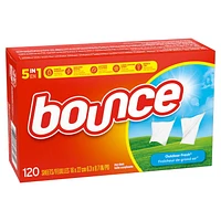 Bounce Fabric Softener Sheets, Outdoor Fresh Scent, 120 Sheets
