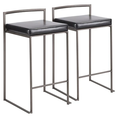Tabouret de comptoir industriel Fuji, de LumiSource