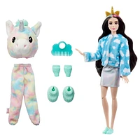 Barbie Cutie Reveal Fantasy Series Doll with Unicorn Plush Costume