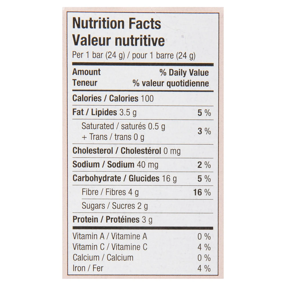 Barre granola Healthy Crunch Chocolat fraise School approuvée® (sans allergènes, sans gluten, végétalien, sans produits laitiers, sans noix, sans arachides) Barres granola au chocolat et aux fraises (120 g)