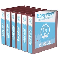 Super offre Easyview, Reliure View à anneaux ronds po, personnalisable