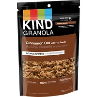 KIND Granola Avoine et cannelle avec graines de lin, sac de 312 g 312 g Granolas
