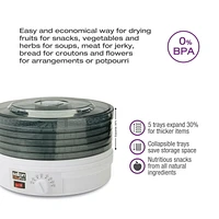 Salton Déshydrateur Pour Aliments DH1454 5 Plateaux Escamotables