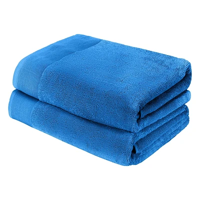Camelot 2 Piece 600 GSM Zero Twist Cotton Bath Towel Set