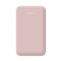 Powerology Banque d'Alimentation MagSafe Compatible 5000 mAh - Rose