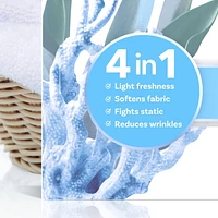 Downy Light Mega Dryer Sheets, Fabric Softener Dryer Sheets, Ocean Mist