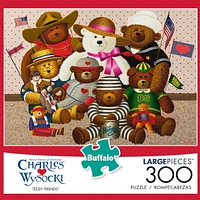 Buffalo Games Charles Wysocki Teddy Friends 300 Piece Jigsaw Puzzle