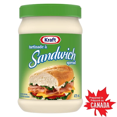 Tartinade pour sandwich Kraft 475ml