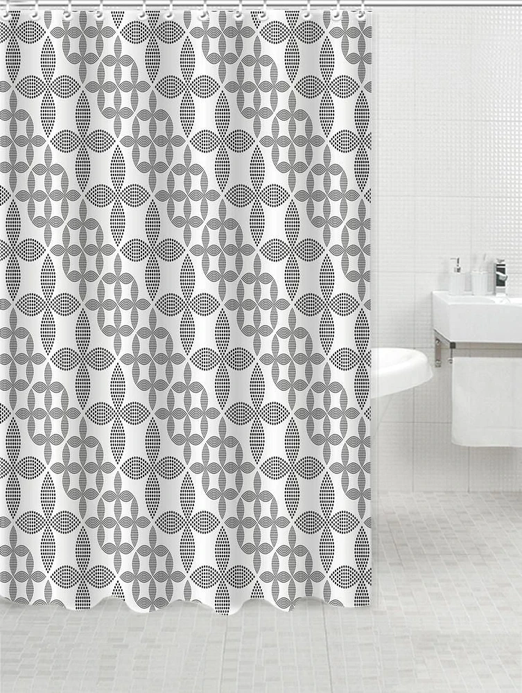 MODA LUCKY PEVA SHOWER CURTAIN
