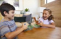 Jeu ​Rock ‘Em Sock ‘Em Robots Blue contre Dino de Course