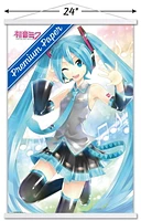 Hatsune Miku - Waving Wall Poster, 22.375" x 34"