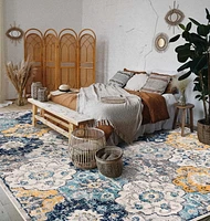 Rug Branch Savannah Collection Modern Floral Area Rug