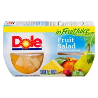 Dole Fruit Salad with Extra Cherries in Fruit Juices, 4 Cups, 428  mL