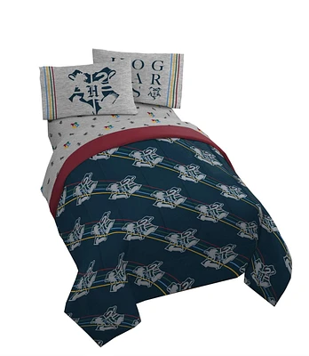 Harry Potter Ensemble de literie 4 Pièces pour lit 1 place + En prime un sac.