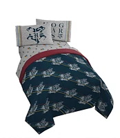 Harry Potter Ensemble de literie 4 Pièces pour lit 1 place + En prime un sac.
