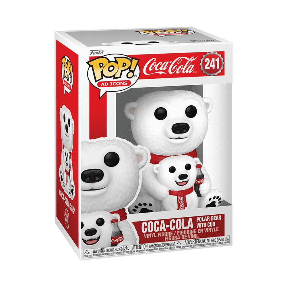 Funko Pop! Ad Icons: Coca-Cola - Coca-Cola Polar Bear with Cub Vinyl Figure