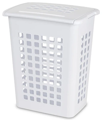 Panier à linge rectangulaire de Sterilite- blanc 1 pièce
