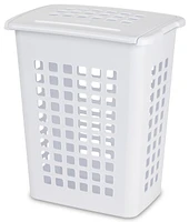 Panier à linge rectangulaire de Sterilite- blanc 1 pièce