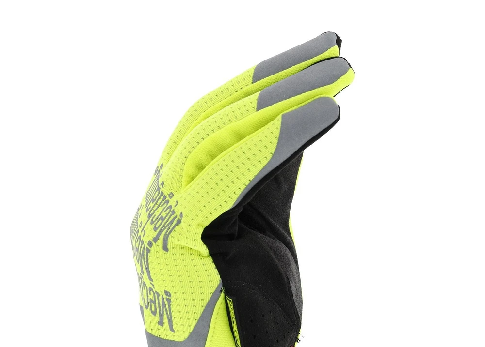 Mechanix Wear Gants Hi-Viz FastFit® (grand, jaune Hi-Viz)