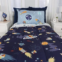 Parure de lit de 4 pièces pour lits jumeaux, Outerspace
