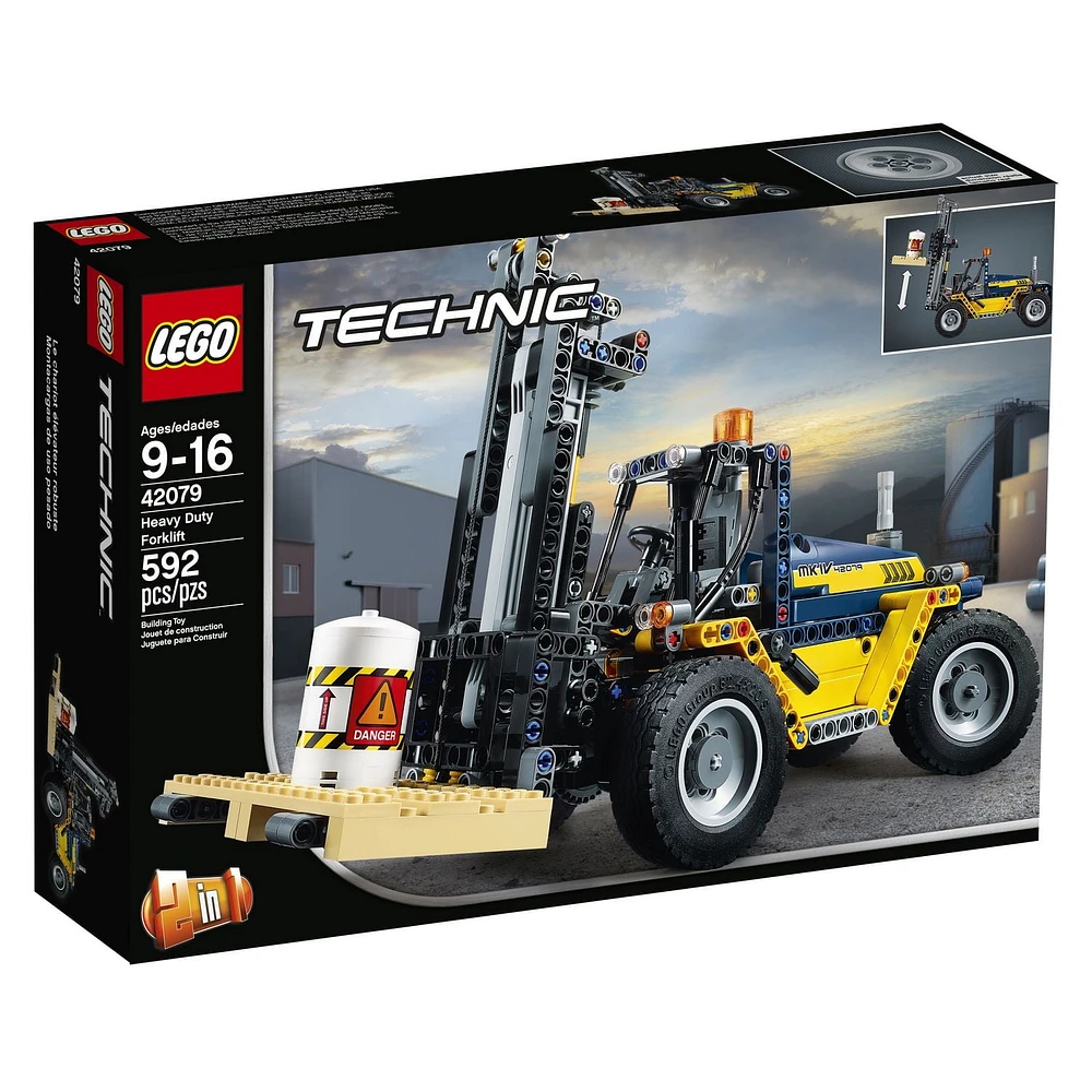 LEGO Technic Heavy Duty Forklift 42079 Building Kit (592 Piece)