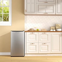 Hamilton Beach réfrigérateur compact de 3,3 pied cubes, Aspect inox Réfrigérateur Compact de 3,3 pied cubes