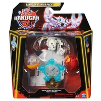 Bakugan Starter 3-Pack, Special Attack Butterclaw, Pen-G, Spidra; Customizable Spinning Action Figures and Trading Cards, Kids Toys for Boys and Girls 6 and up