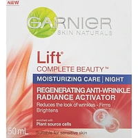 Garnier Skin Naturals Lift Nuit Soin Anti-Rides Raffermissant, 50 mL