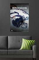 NFL Denver Broncos - Helmet 16 Wall Poster, 22.375" x 34"