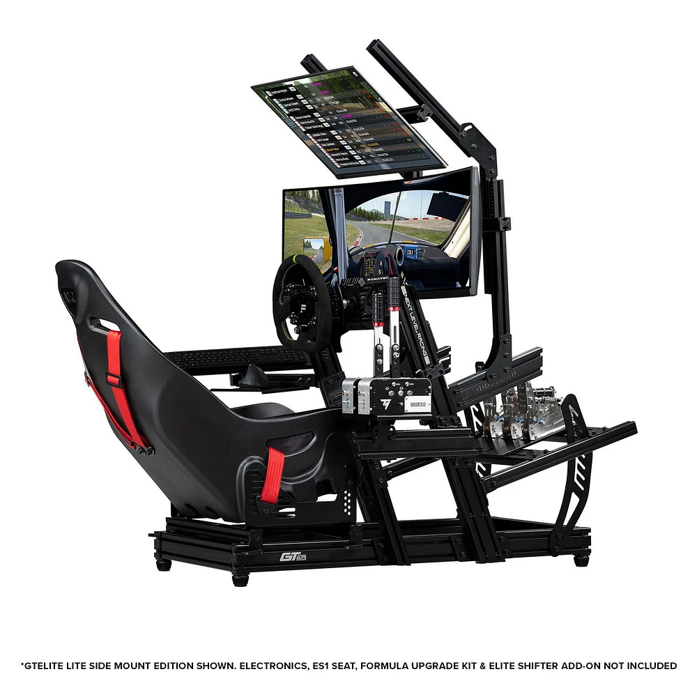 NEXT LEVEL RACING® GTELITE LITE RACING SIMULATOR COCKPIT- WHEEL PLATE EDITION