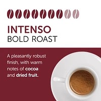 illy Whole Bean Coffee Dark Intenso Bold Roast, 8.8 oz, • Unique pressurized coffee packaging preserves flavor • Sourced from the finest 100% Arabica coffee • Intense, full-flavored taste