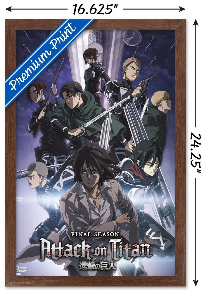 Attack on Titan: Season 4 - Key Visual 2 Wall Poster