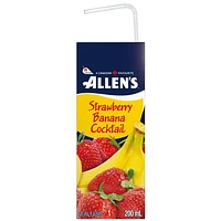 Allen's Strawberry Banana Cocktail, 8 x 200 ML