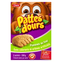 Bear Paws Baked Apple Cookies, Dare, 240 g