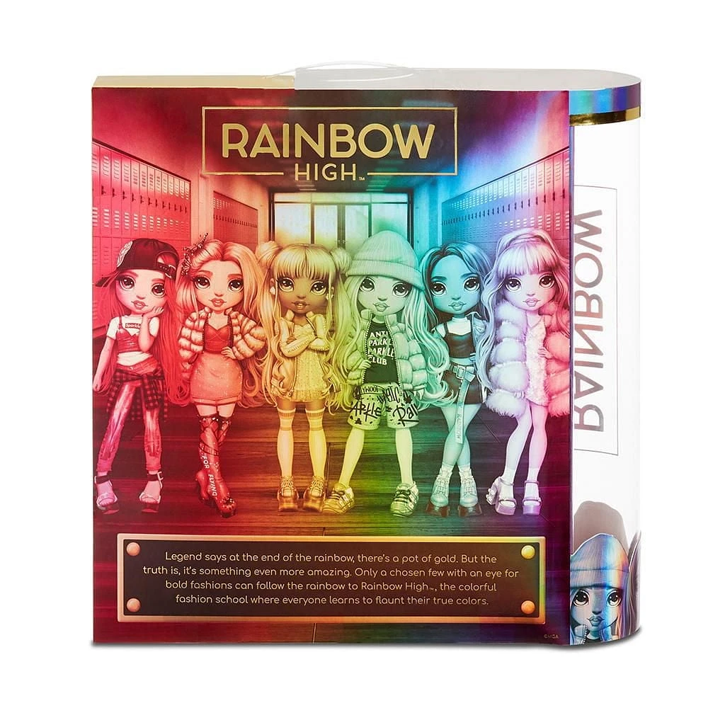 Rainbow High Ruby Anderson : poupée-mannequin rouge avec 2 tenues