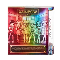 Rainbow High Ruby Anderson : poupée-mannequin rouge avec 2 tenues