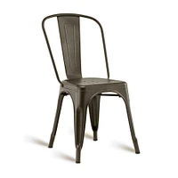 Heavenly Collection Chaise de Salle à Manger Argentée