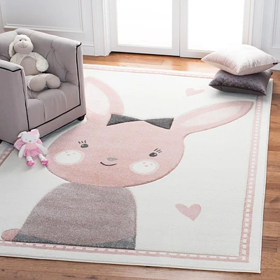 Safavieh Carousel Kids Clark Shy Bunny Area Rug