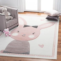 Safavieh Carousel Kids Clark Shy Bunny Area Rug