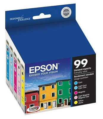 Emballage multiple de cartouches d'encre couleur Epson 99