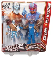 WWE Battle Pack Sin Cara vs. Rey Mysterio Action Figure, 2-Pack