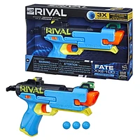 Nerf Rival, blaster Fate XXII-100, système Nerf Rival le plus précis, viseur arrière ajustable, chargement par la culasse, 3 billes en mousse de précision