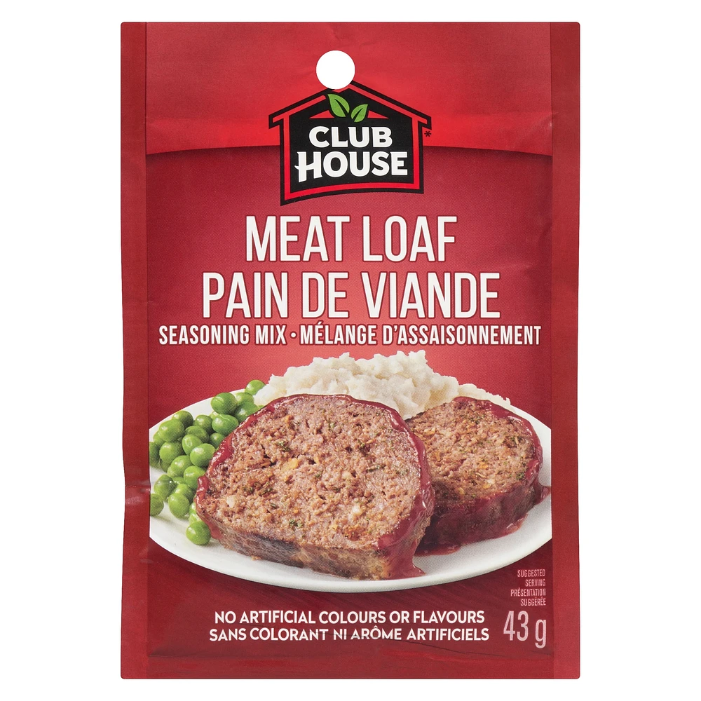 Club House, Dry Sauce/Seasoning/Marinade Mix, Meat Loaf, 43g