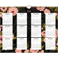 Calendrier mural mensuel Cambridge® roses sauvages