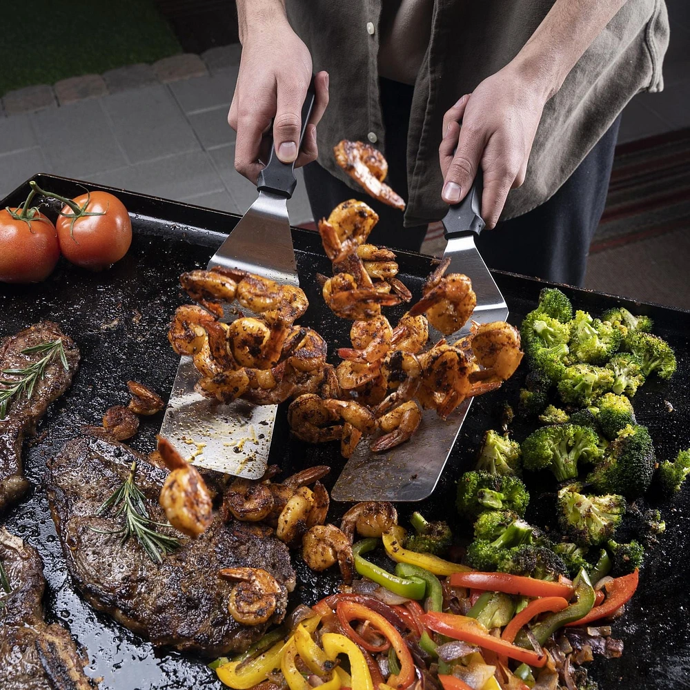 Kit d'outils pour plaque de cuisson Blackstone de qualité professionnelle, 5 pièces