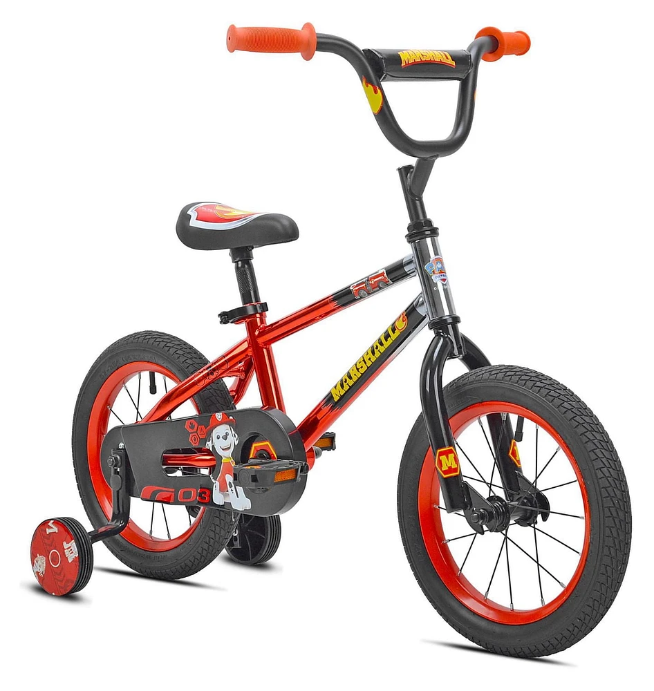 Nickelodeon Paw Patrol Marshall 14" Boys' Bike- Red, Ages 4-6 years